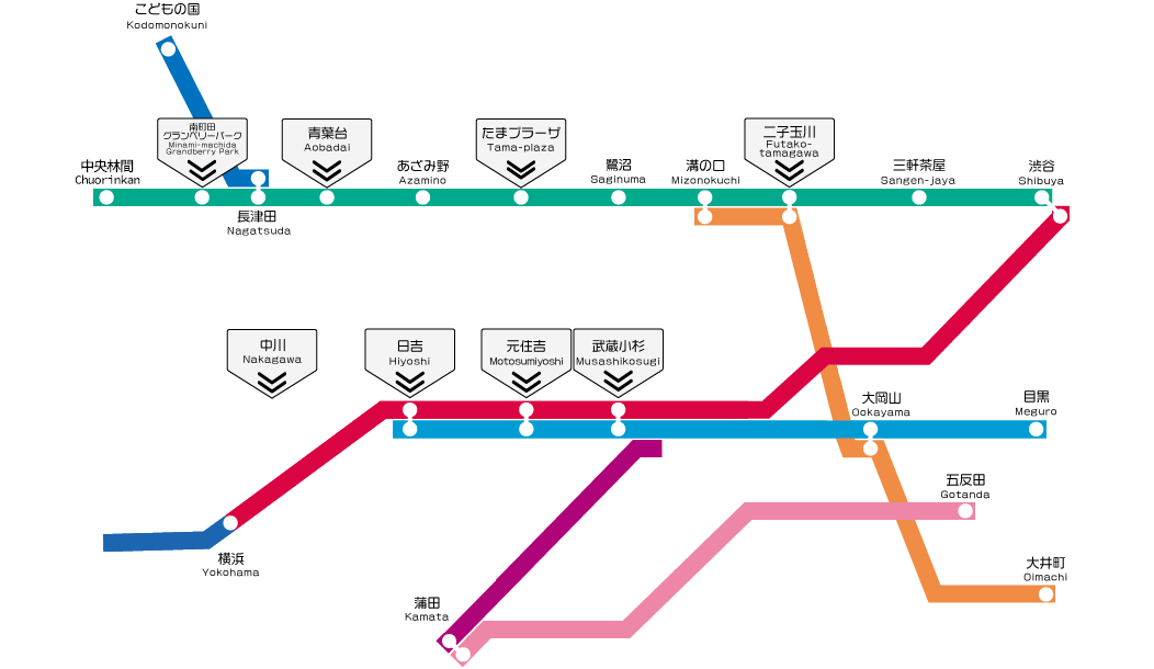 東急グループ施設・店舗情報マップ