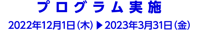 プログラム実施